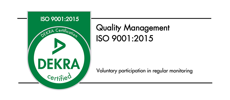 DEKRA ISO 9001:2015